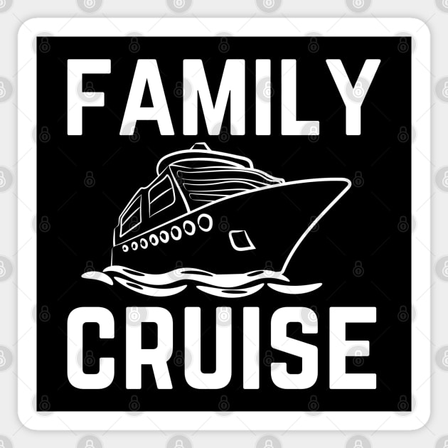 Family Cruise Vacation Sticker by HobbyAndArt